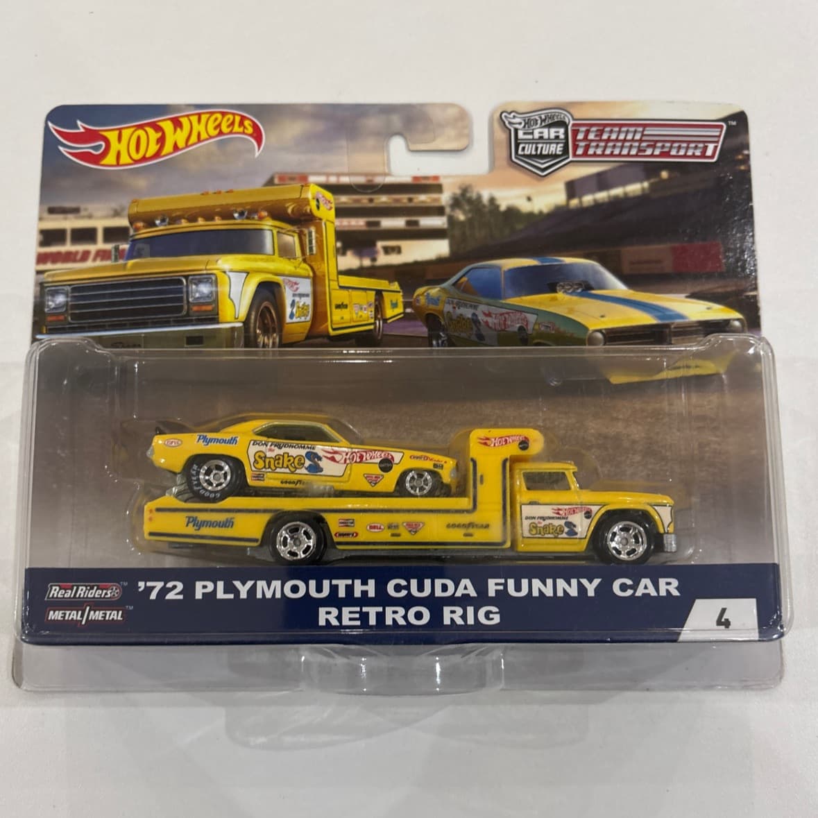 72 Plymouth Cuda Funny Car & Retro Rig