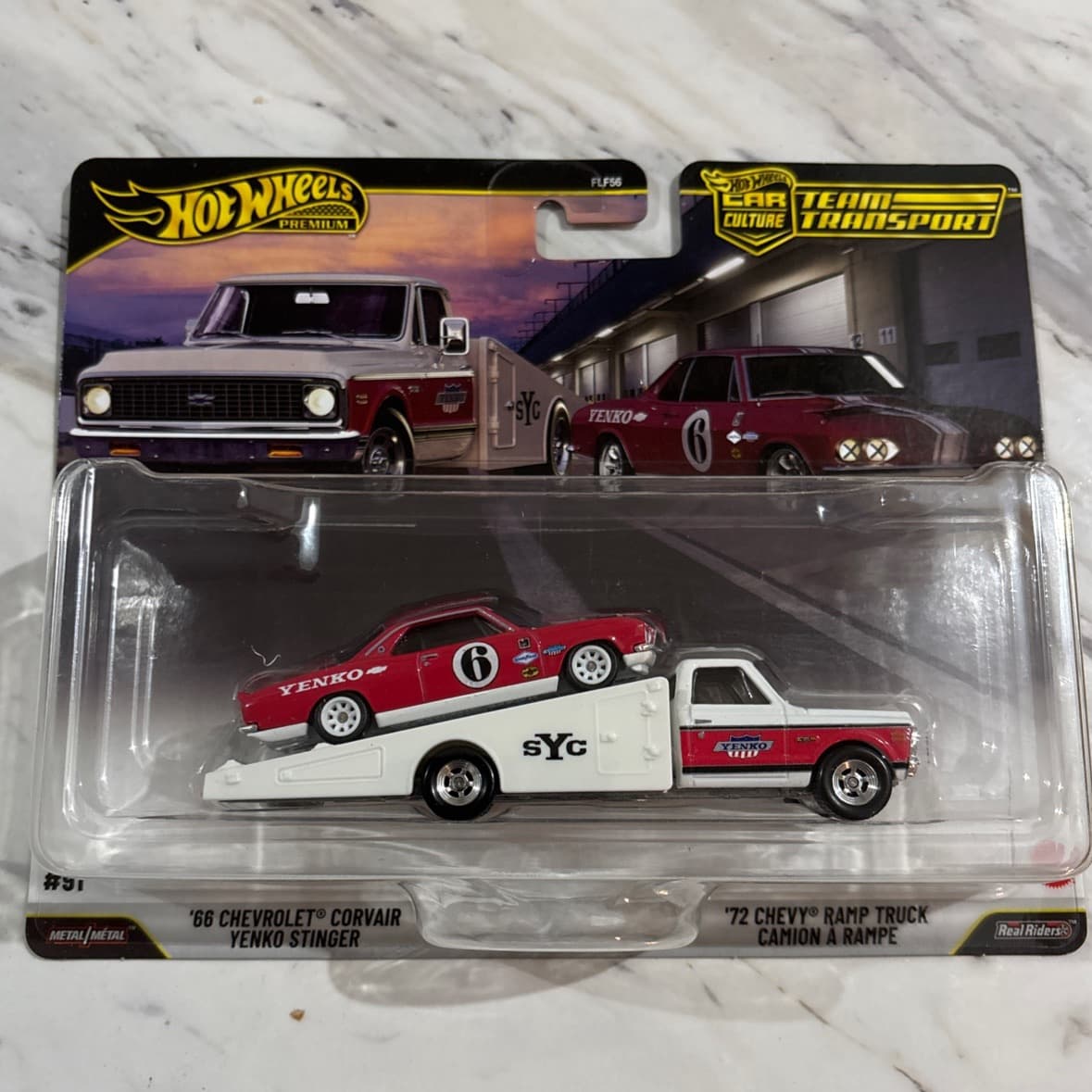 66 chevrolet corvair yenko stinger & 72 Chevy Ramp Truck Camion A rampe